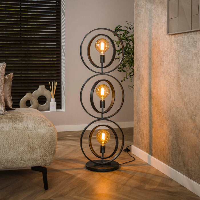 Vloerlamp Turn Around | Beige 124cm