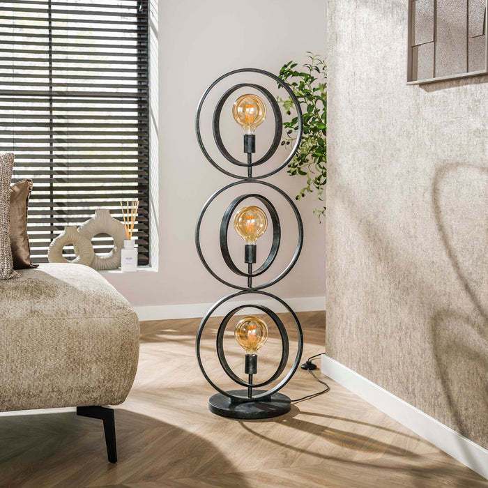 Vloerlamp Turn Around | Beige 124cm