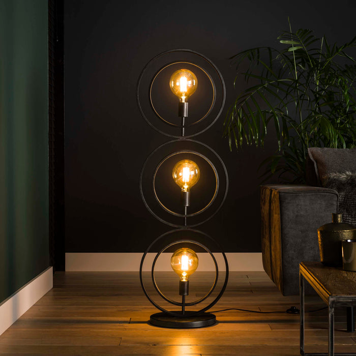 Vloerlamp Turn Around | Beige 124cm