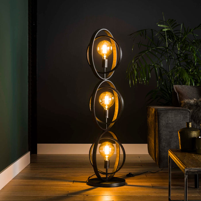 Vloerlamp Turn Around | Beige 124cm