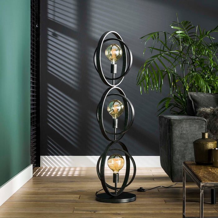 Vloerlamp Turn Around | Beige 124cm