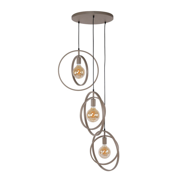 Hanglamp Turn Around getrapt 3L - Beige