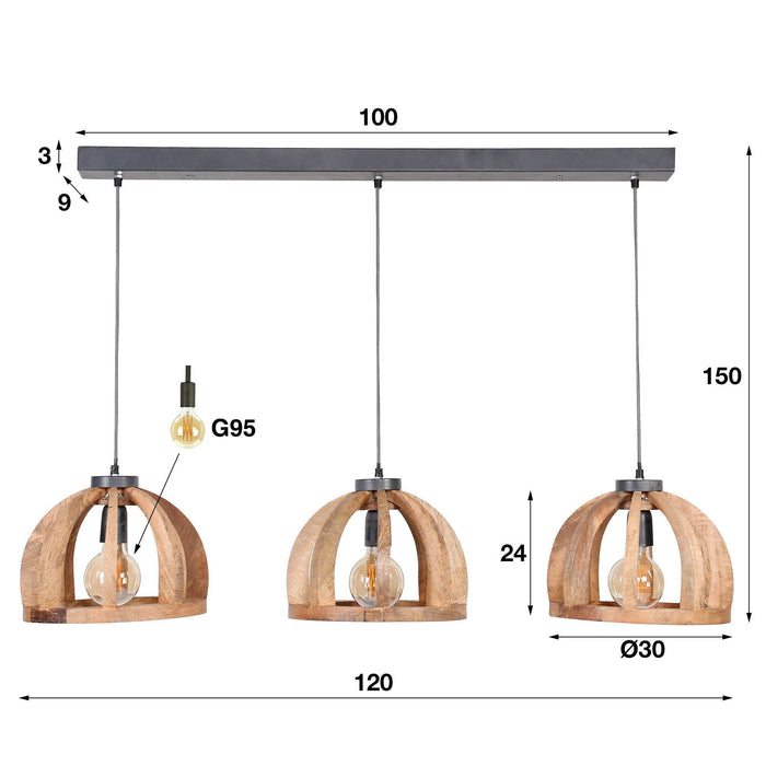Hanglamp Orba 3L