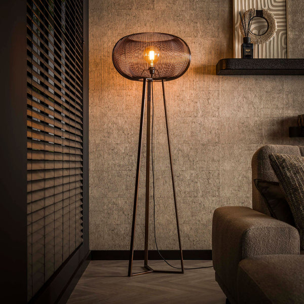 Vloerlamp Copper Twist | 170cm