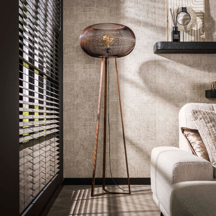 Vloerlamp Copper Twist | 170cm