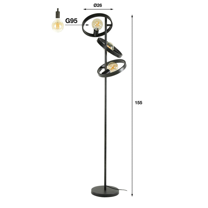 Vloerlamp Hover | 155cm