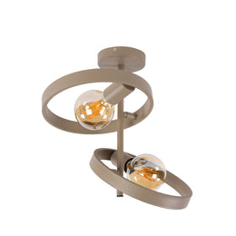 Plafondlamp Hover | nikkel 42cm