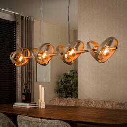 Hanglamp Hover 8-lichts | Beige