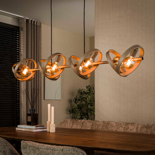 Hanglamp Hover 8-lichts | Beige