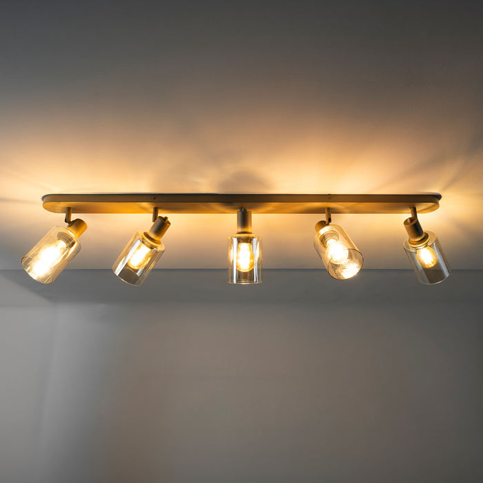 Plafondlamp Sepiora 5L | Beige