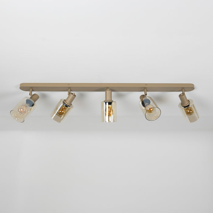 Plafondlamp Sepiora 5L | Beige