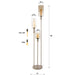 Vloerlamp Sepiora | Beige