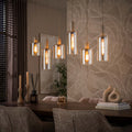Hanglamp Sepiora 6-lichts | Beige