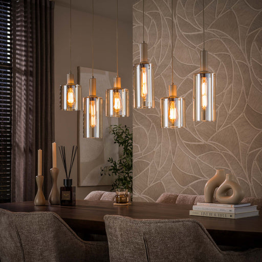 Hanglamp Sepiora 6-lichts | Beige