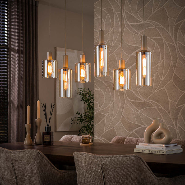 Hanglamp Sepiora 6-lichts | Beige