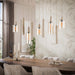 Hanglamp Sepiora 5+4-lichts | Beige