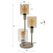 Tafellamp Sepiora 3-lichts | Beige