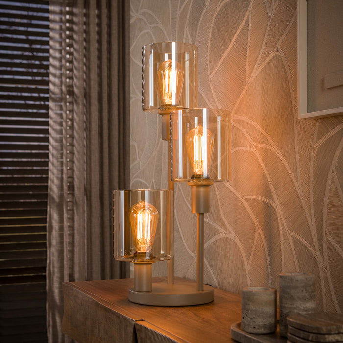 Tafellamp Sepiora 3-lichts | Beige