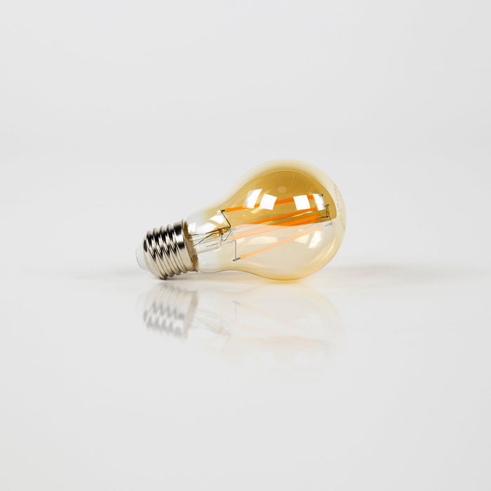 Lichtbron LED [A60] filament peer - Amber glas