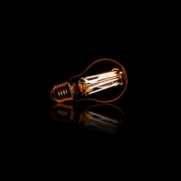 Lichtbron LED [A60] filament peer - Amber glas