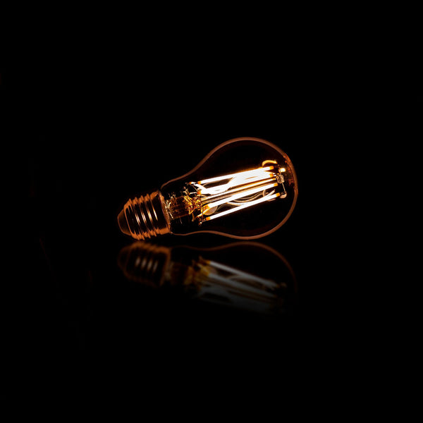 Lichtbron LED [A60] filament peer - Amber glas