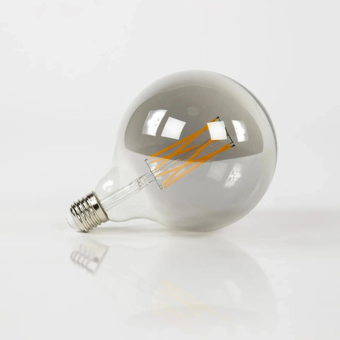 Lichtbron LED [G125] filament bol Ø12,5cm - Smoke glas