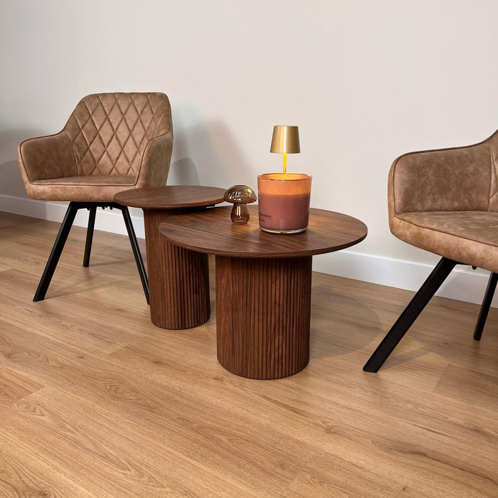 Eetkamerstoel Brione - Microvezel Taupe