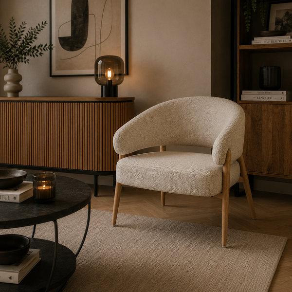 Fauteuil Dilan Hush Oak | Beige