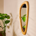 Organische Spiegel Fred – Hout 120cm