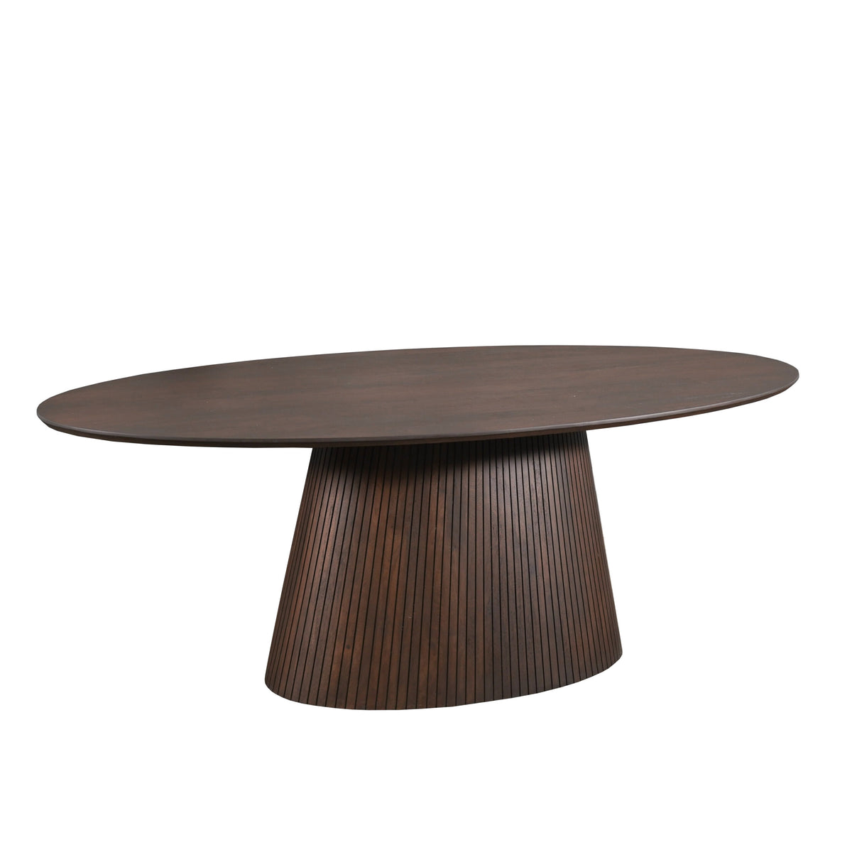 Ovale Eettafel Solana | Bruin