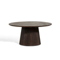 Bijzettafel Mokka | Donkerbruin Ø80cm