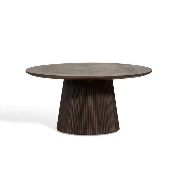 Bijzettafel Mokka  Donkerbruin Ø80cm
