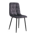 Eetkamerstoel Yerevan – Velvet Antraciet
