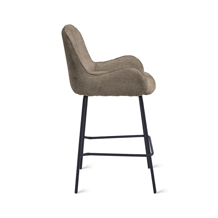 Barkruk Lily – Stof Taupe