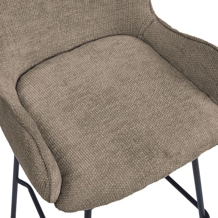 Barkruk Lily – Stof Taupe