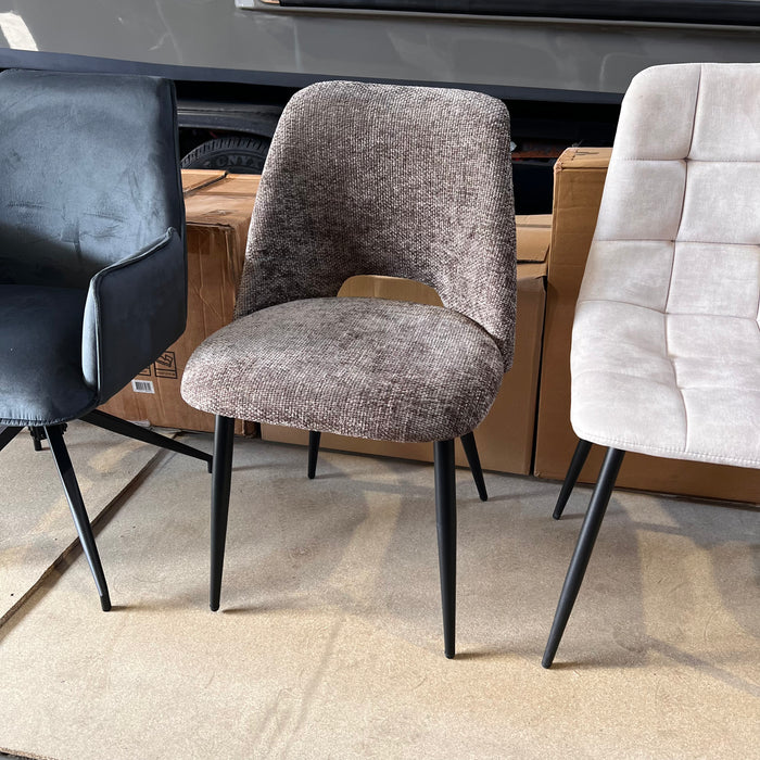 OUTLET Eetkamerstoel Monta – Stof Taupe