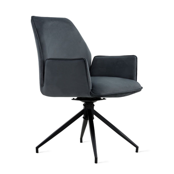 Eetkamerstoel Jill – Velvet Antraciet