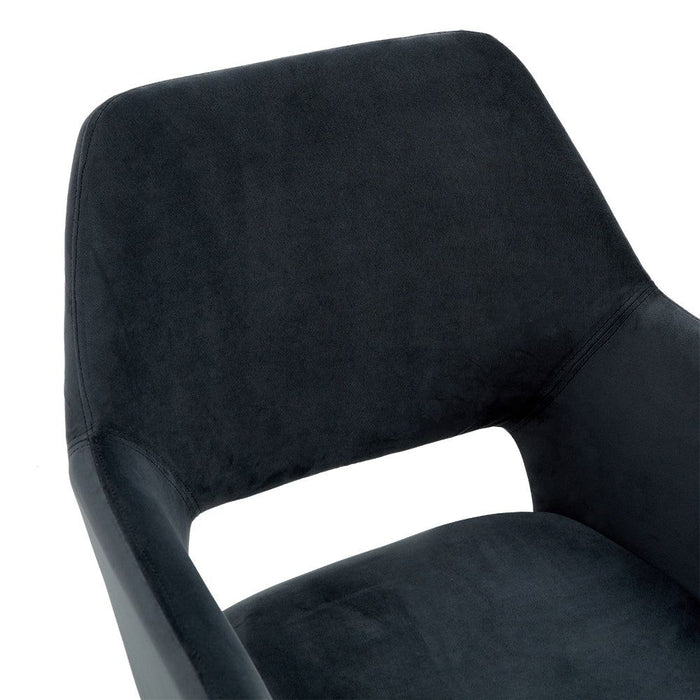 Eetkamerstoel Tess – Velvet Antraciet