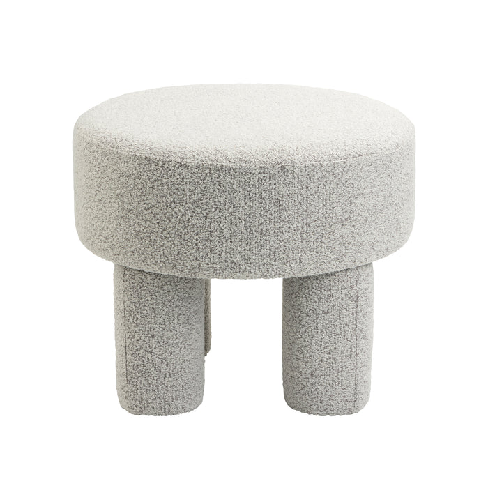 Poef Demi – Bouclé Naturel