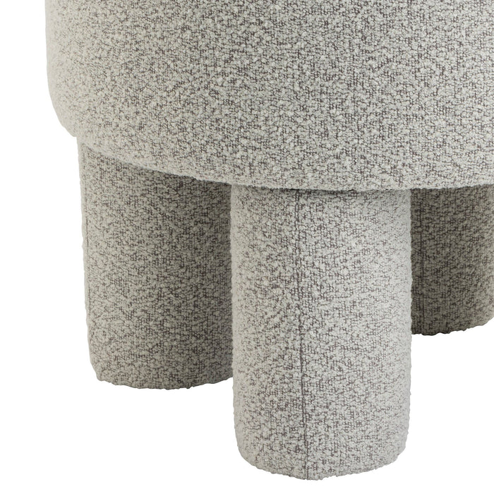 Poef Demi – Bouclé Naturel
