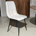 Eetkamerstoel Yerevan – Bouclé Ivoor