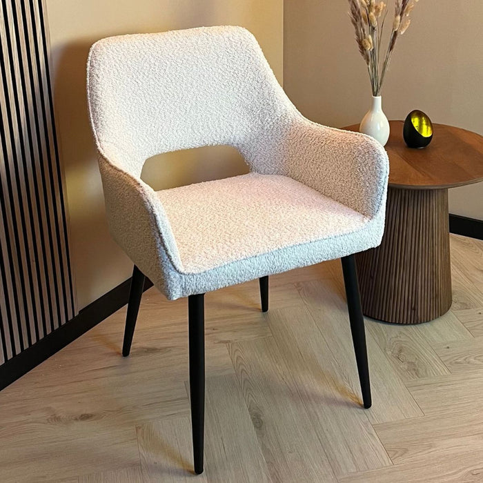 Eetkamerstoel Ray – Stof Beige