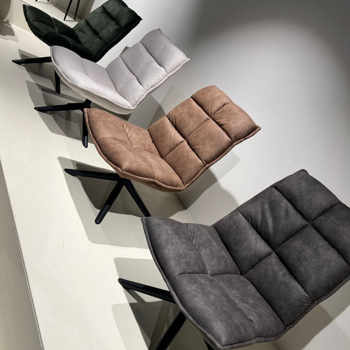 Fauteuil Lucas – Microleder Antraciet