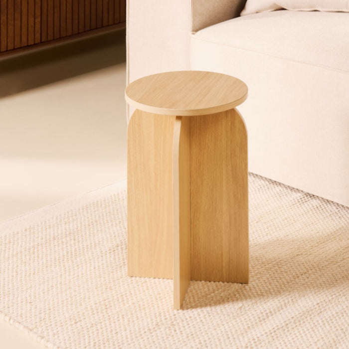 Bijzettafel Felix | Naturel Ø45cm