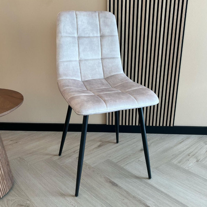 Eetkamerstoel Yerevan – Velvet Taupe