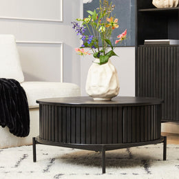 Salontafel Madison Rond | Black Ø80cm