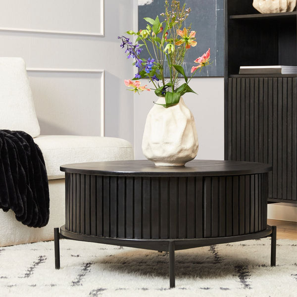 Salontafel Madison | Black Ø80cm