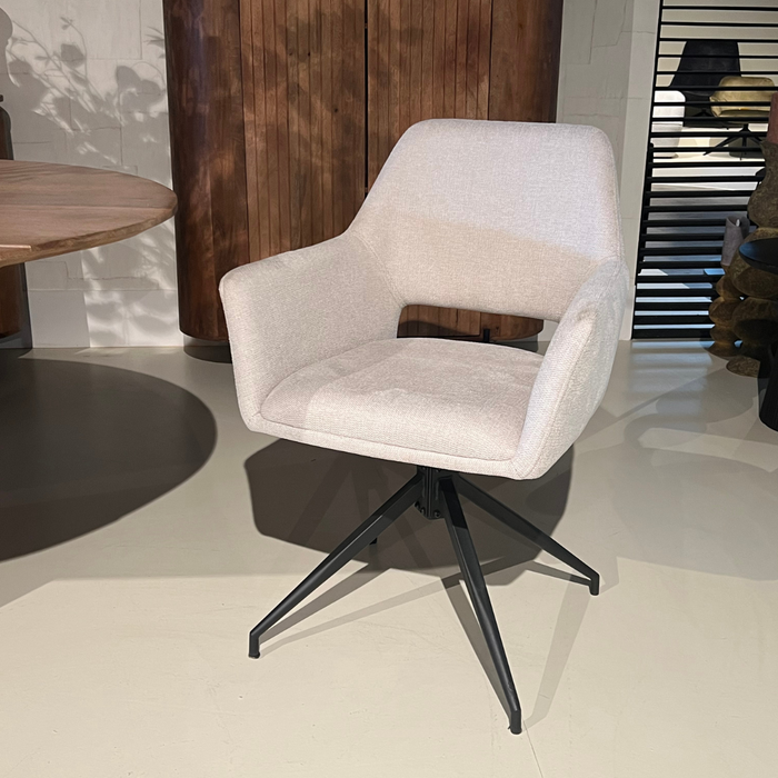Eetkamerstoel Tess – Linnen Beige