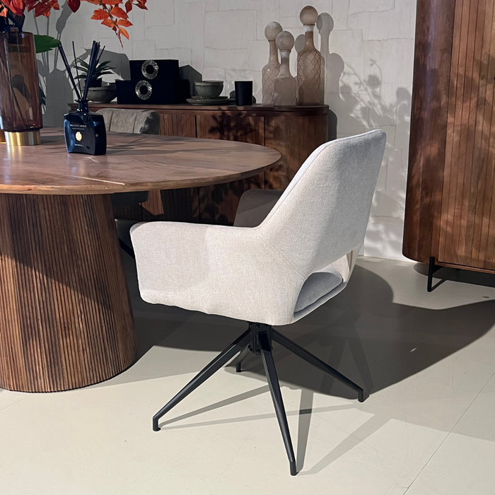 Eetkamerstoel Tess – Linnen Beige