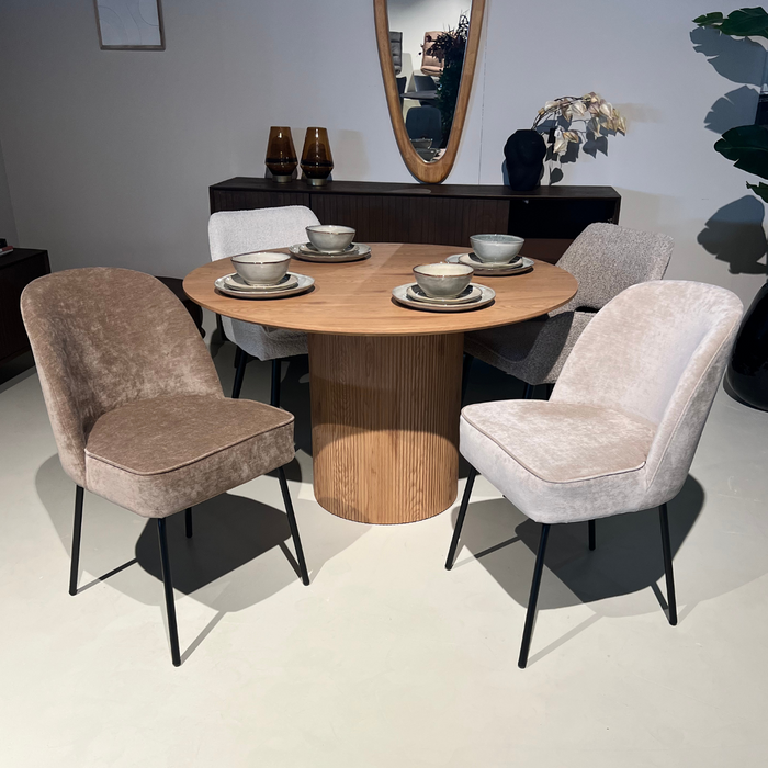 Eetkamerstoel Mona - Stof Beige